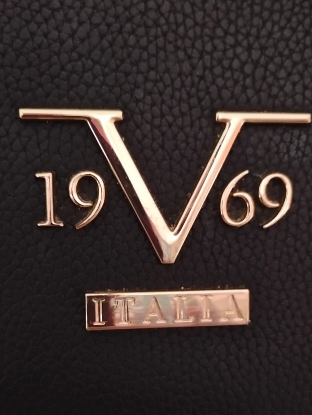Versace 1969 19V69 Italia Convertible Satchel Crossbody Bag Vegan Leather
